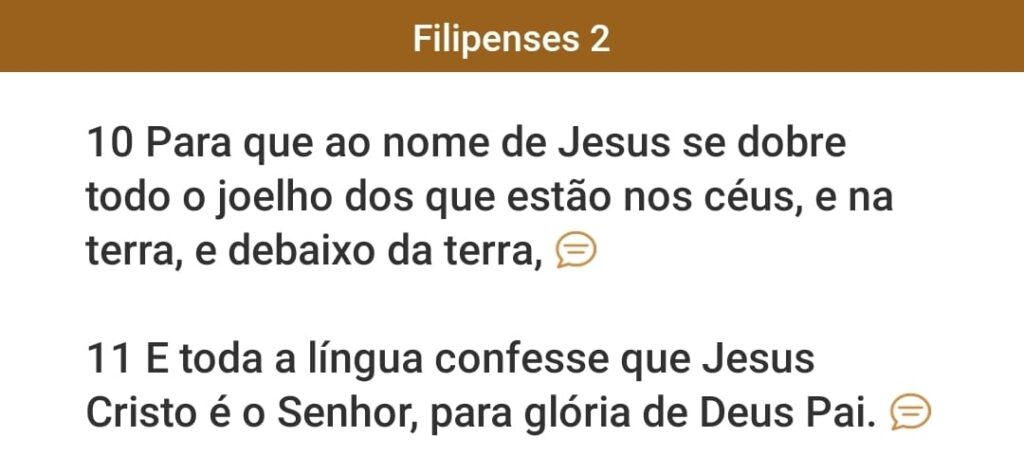 Filipenses 2:10-11