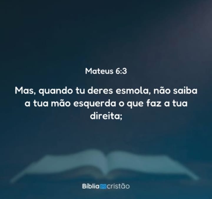 Mateus 6:3