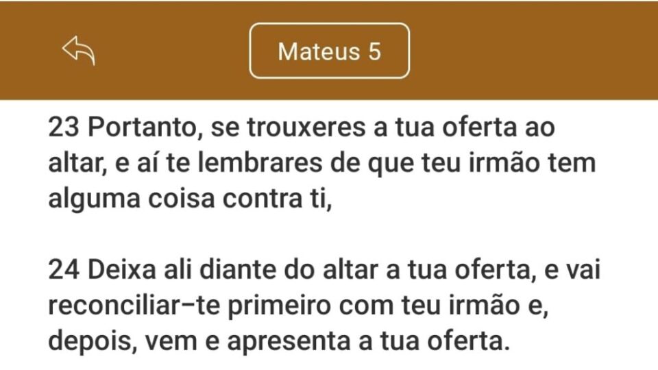 Mateus 5:23-24