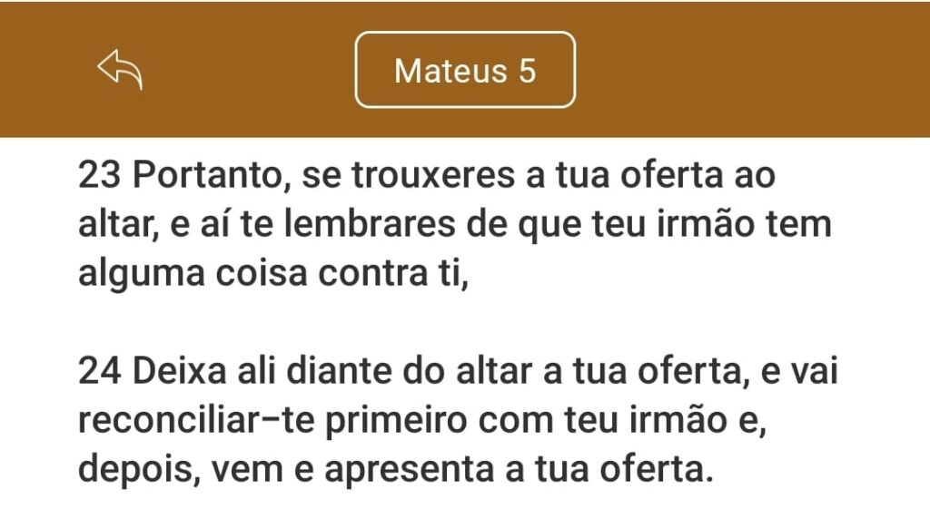 Mateus 5:23-24